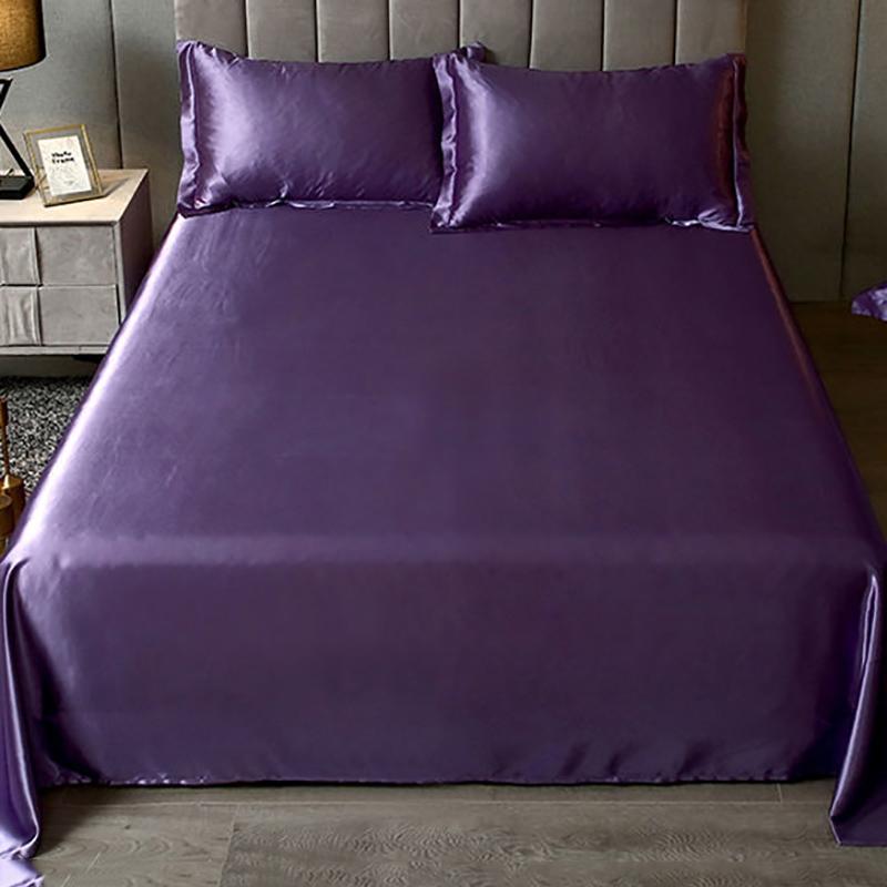 Silky Summer Student Dormitory Sheets Skin-friendly Home Ice Silk Sheets