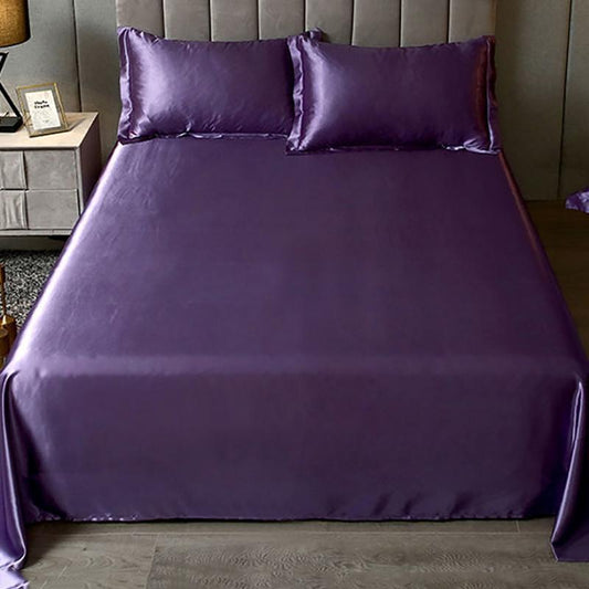 Silky Summer Student Dormitory Sheets Skin-friendly Home Ice Silk Sheets