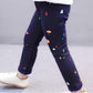 Girls' Leggings Spring and Autumn 1-3-5 Years Old Trousers Children's Pants Feet Pants Stretch Pants Casual Pants