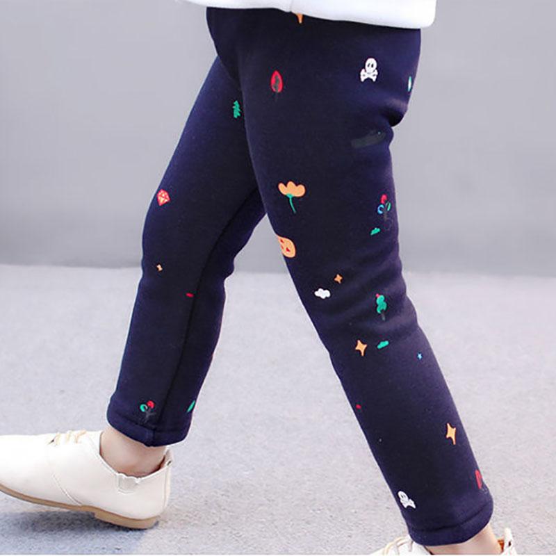 Girls' Leggings Spring and Autumn 1-3-5 Years Old Trousers Children's Pants Feet Pants Stretch Pants Casual Pants