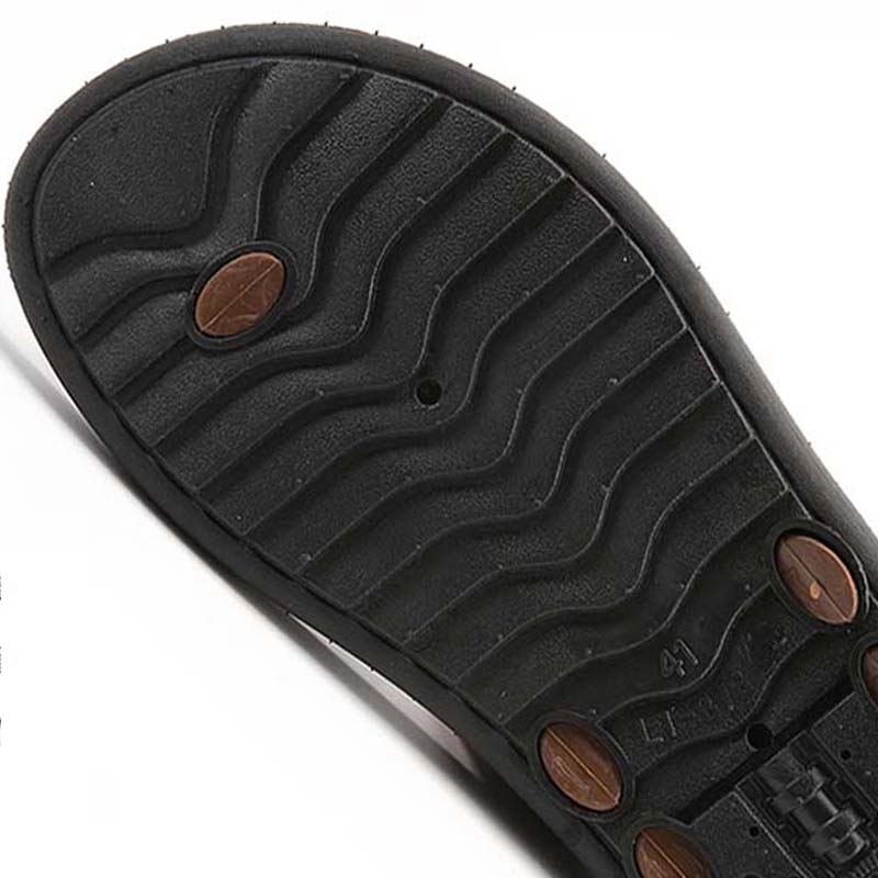 Summer Men's  Beach Sandals Flip-flops Non-slip Soft Bottom Outside Wear Slippers
