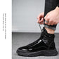 Autumn Trend Martin Boots Men's Shiny Motorcycle Boots All-match British Trendy Shoes