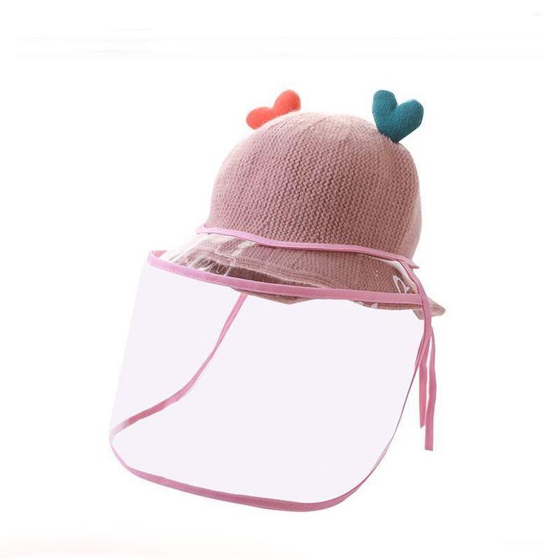 Baby Out Protective Cover Baby Anti Droplet Cap Winter Children's Mask Wool Protective Cap Wind Proof Detachable