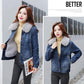 Women's Denim Jacket with Detachable Liner Plus Velvet Padded Winter Coat Loose Denim Cotton Coat Women