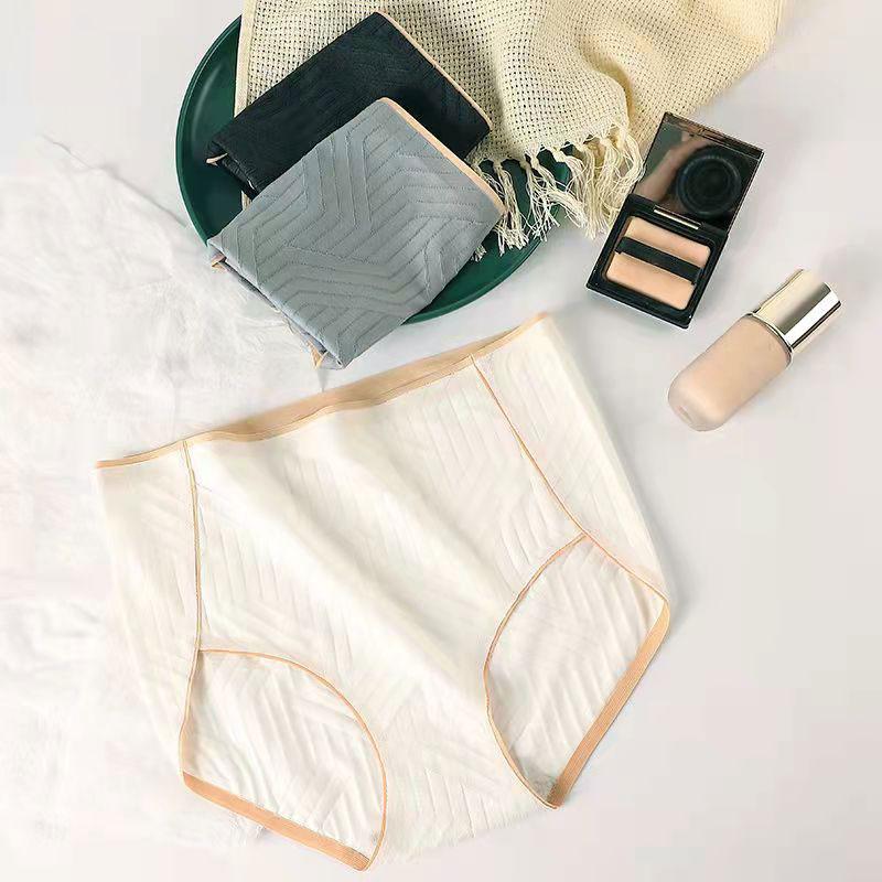 1/3PCS Pure Cotton Antibacterial Panties High Waist Seamless Adult Abdominal Hip Lift Sexy Plus Size Ladies Briefs Seamless Panties for Ladies