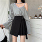 Irregular Circle Women Sexy Tight Irregular A-line High Waist Short Skirt Zipper Elastic Waist Club Casual Home Office