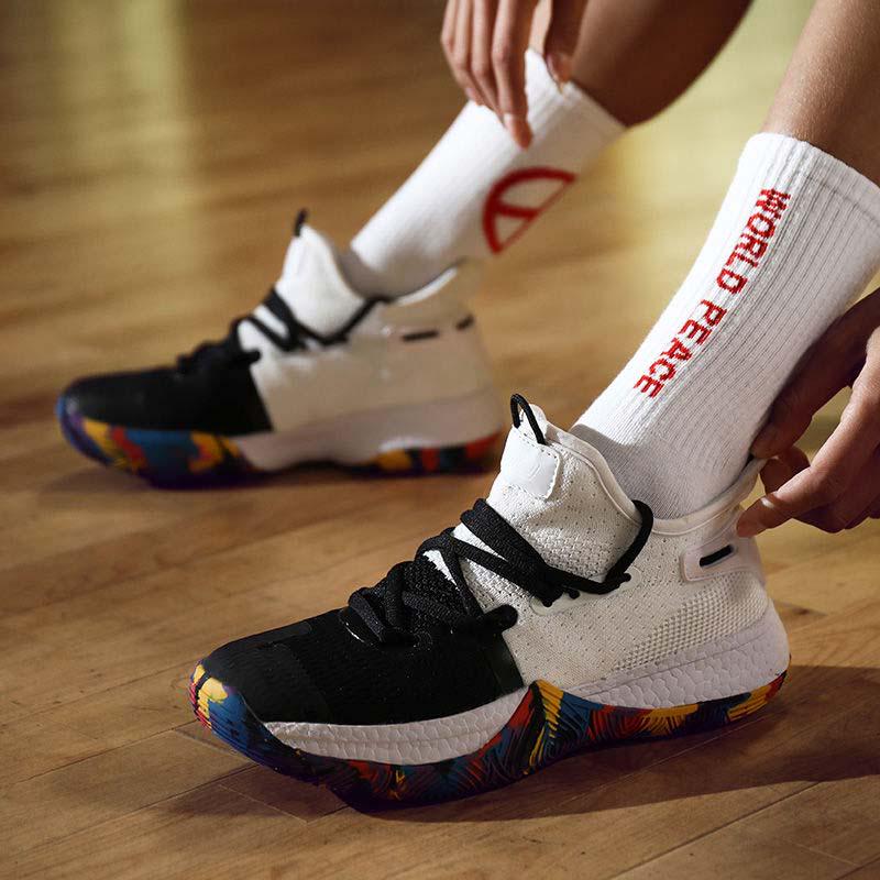 Size 35-46 Men Non-slip Shockproof Basketball Shoes Sneakers  Lightweight Breathable Running Shoes