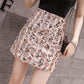 Mesh Sequins Skirts Women Spring Summer Fashion Casual Women's Skirt High Waist Large Size Gold Mini Skirt Party A-line Skirts