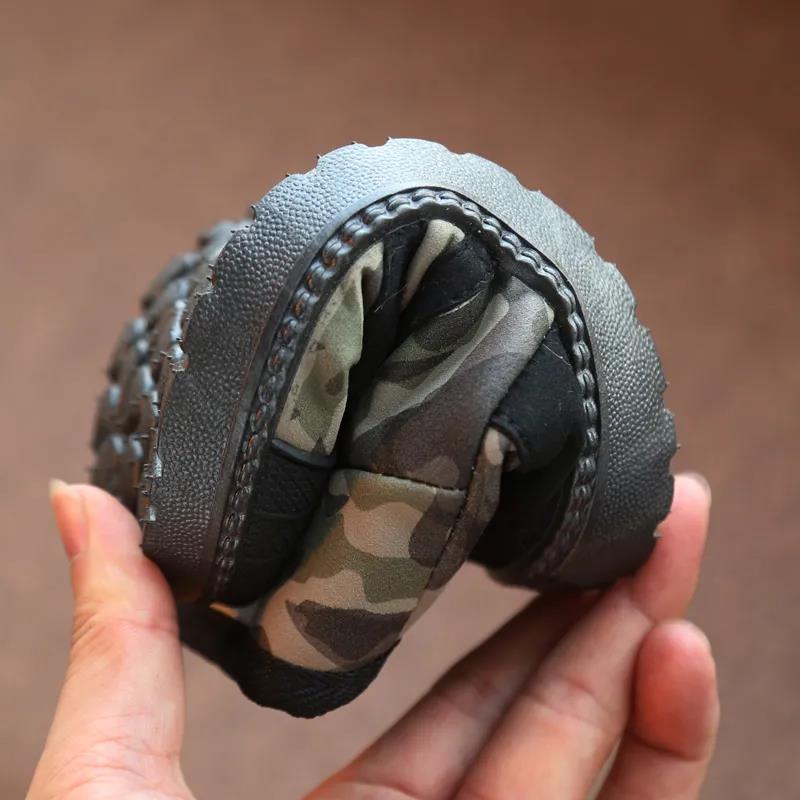 Kids Shoes Winter Boys Snow Boots Children Fashion Plush Warm Ankle Martin Boots Baby Girls Black Red Sport Shoes