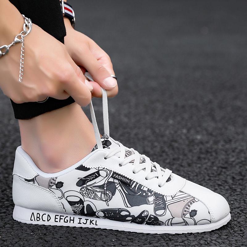 Chinese style canvas shoes spiritual social guy board shoes sports casual forrest shoes tide shoes