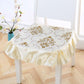 European Style Dining Table and Chair Cushion Cushion Four Seasons Universal Non-slip Thickened Stool Cushion with Lace