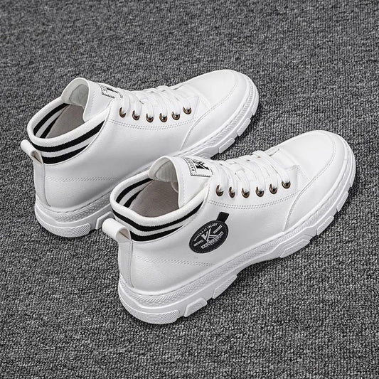 High-top Men's British Style Martin Boots Tooling Tide Boots Non-slip Hiking Men's Shoes