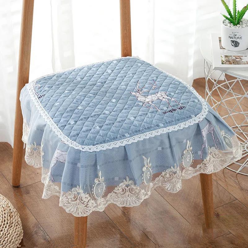 Cushion Home Dining Chair Cushion Four Seasons Universal European-style Anti-slip Board Stool Cover Cushion