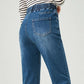 Elastic Waist Jeans Women's Spring 2022 New Elastic Slim Straight Pants Women's High Waist Slim Long Pants