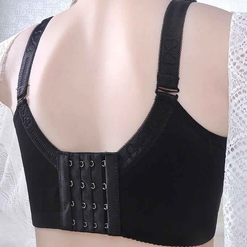 Large Size Thin Bra Fat Lady 100KG Gathered Breasts To Prevent Sagging and Support Underwear
