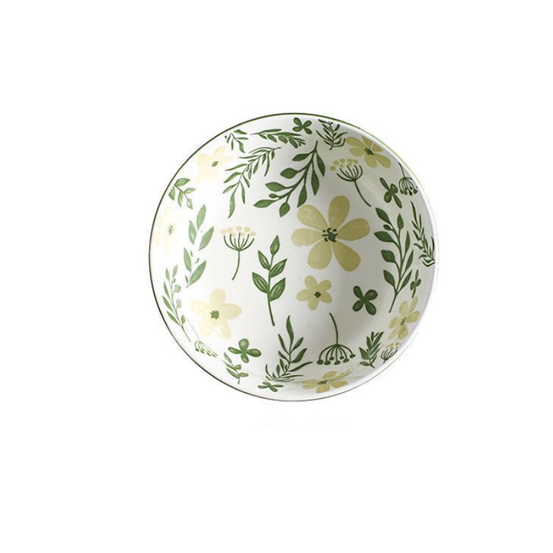 Large Ceramic Soup Bowl Pickled Cabbage Fish Chinese Household Large Bowl Three-dimensional Thickened Bowl Vegetable Bowl Fruit Bowl