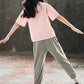 Girl Teenage Children's School Clothing Fashion 2pcs T-shirt and Harem Pants Children Casual Sets Summer Suits Girl Sports Clothes