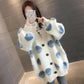 Fashion Women's Sweater Jacket Loose Casual Knitted Women Cardigan Thicken Warm Women's Jacket