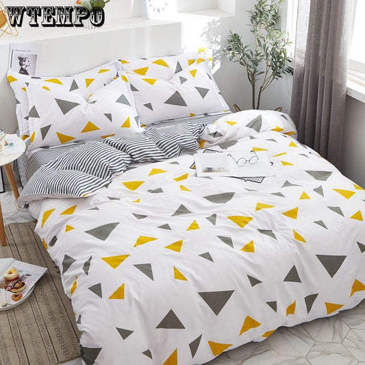 Home Textile Comfortable 3/4 Pcs Bedding Comforter Soft Warm Skin-friendly Bedding Sets
