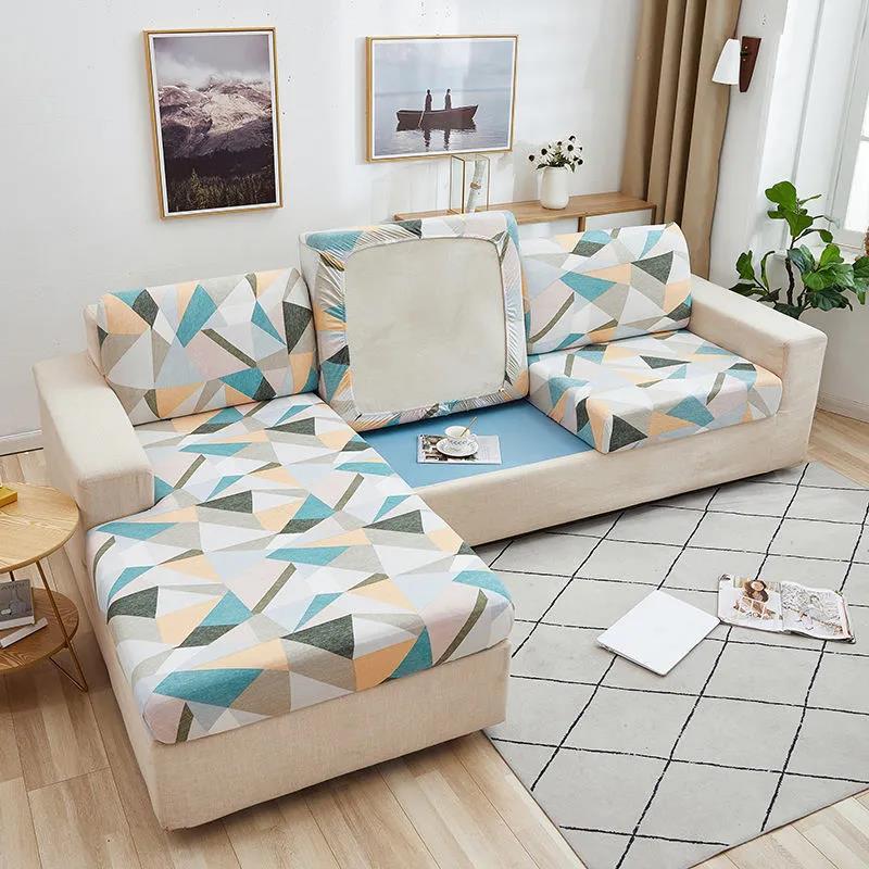 Elastic Sofa Cushion Cover Solid Color Sofa Cover Universal Sofa Covers Protector All-inclusive Sofa Couch Cover Universal In All Seasons