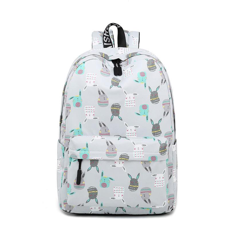 Student Schoolbag Lightweight Backpack Large-capacity Waterproof Backpack Printed Backpack Female Bag