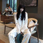Gothic Punk Hole Sweaters Women  Streetwear Harajuku Sweaters Hollow Out Broken Knitted Jumper Woman Pullover Sweater