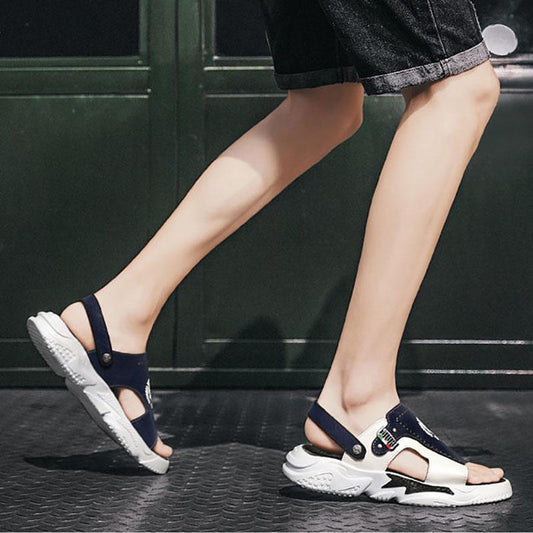 Sandals Men's Summer Student Slippers Dual-use Outer Wear Men's Casual Non-slip Beach Shoes Men