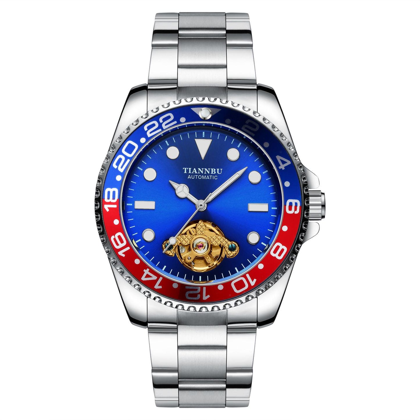 Top Brand Luxury Mens Watches Mechanical Watch Man Clock Automatic Watch Men Waterproof Tourbillon