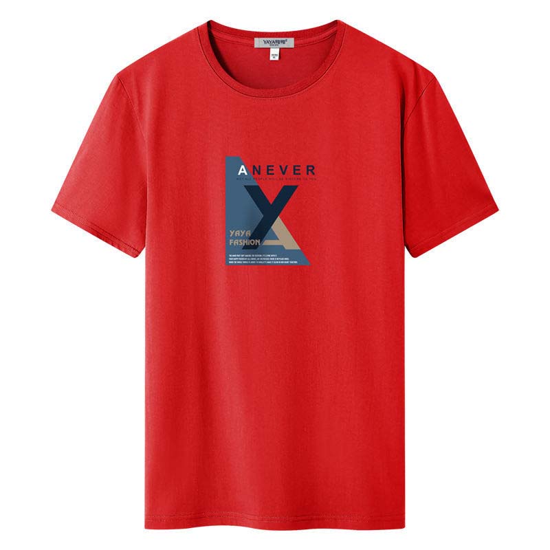 100% Cotton Short-sleeved Men's T-shirt Summer Compassionate Men's Casual T-shirt