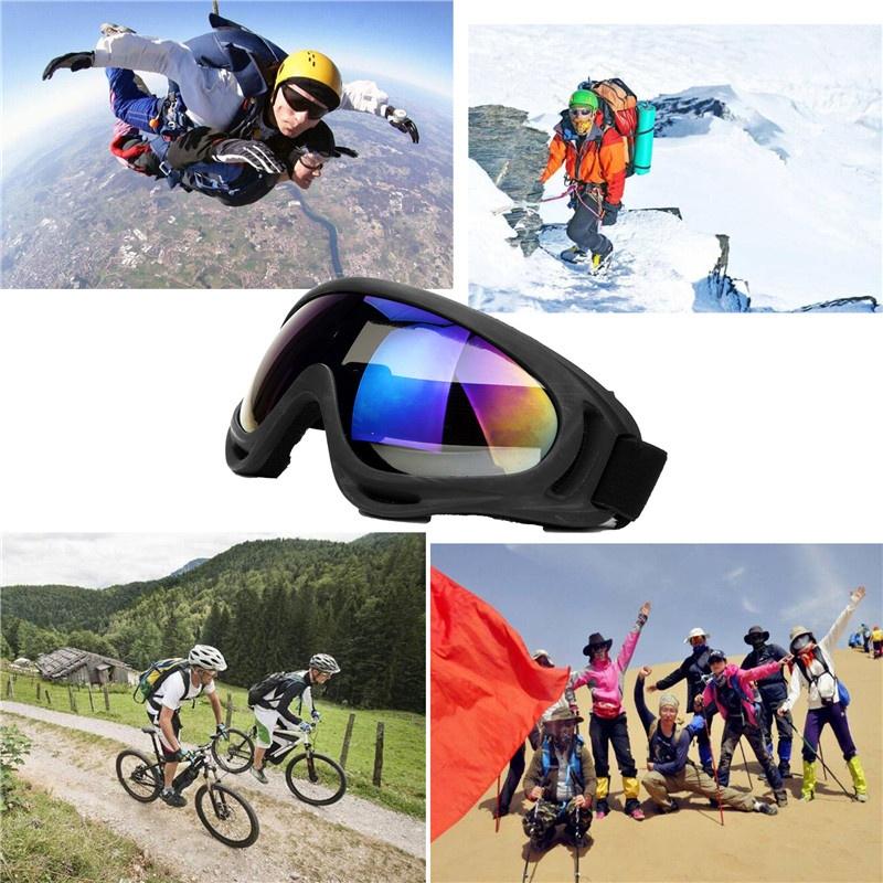 WTEMPO Motorcycle Cycling Bicycle ATV Motocross Ski Snowboard Off-road Goggles FITS OVER GLASSES Mu