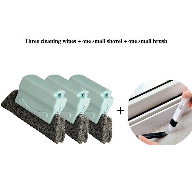 Household Door and Window Cleaning Tool Multifunctional Groove Gap Cleaning Brush Window Groove Groove Cleaning Dead Corner Brush