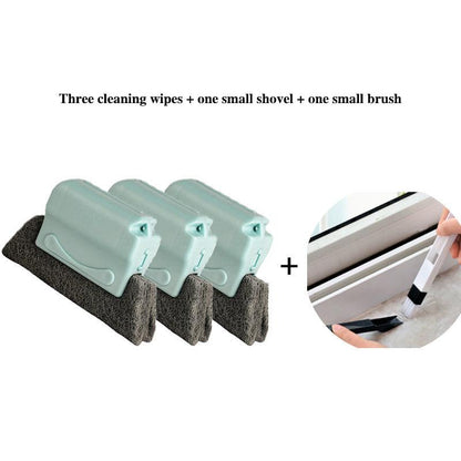 Household Door and Window Cleaning Tool Multifunctional Groove Gap Cleaning Brush Window Groove Groove Cleaning Dead Corner Brush