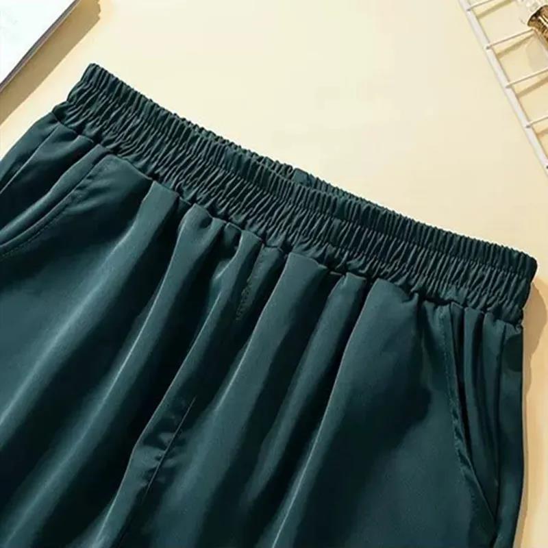 Loose and Thin Harem Pants Women's Summer Leggings Korean Version of Carrot Pants Plus Size Casual Nine-point Bloomers