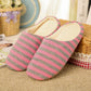 Large Size Cotton Slippers Winter Lovers Thickened Plus Velvet Home Shoes Non-slip Student Warm Shoes