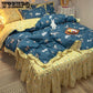 Bedding Sets Quilt Cover Cotton Four-piece Bedding Set Bed Skirt  Bed Linen Bed Cover Princess Style Duvet Cover Bedding Quilt Cover Bed Sheet