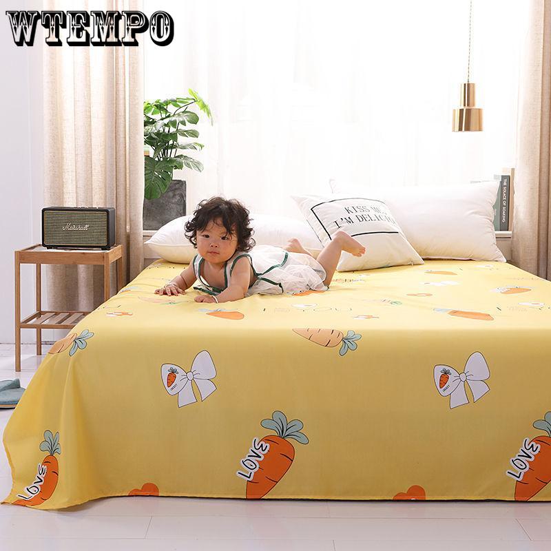 Four Seasons Universal Skin-friendly Sheet Single Piece Small Large Multi-specification Printed Pattern Bed Sheet