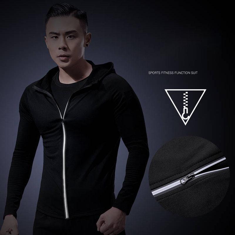 Men's Fitness Running Quick-drying Sportswear Outdoor Jogging Sportswear Breathable Tight Suit Clothes
