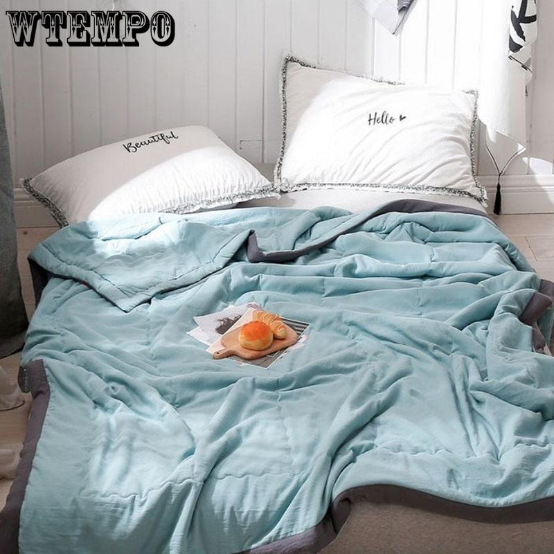 Blanket Quilt Cool In Summer and Air Conditioning Quilt In Spring and Autumn Thin Quilt Quilt Bed Linings