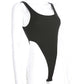 Summer Sexy Body Tops Women's Shirt Casual Women's Summer Bodysuits Body Woman Sleeveless Black Top Body Vest