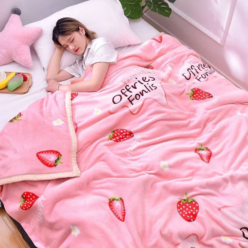 High Quality Winter Multifunctional Blanket Coral Fleece Double-sided Fleece Blanket Cover Blanket Plus Fleece Sheet Flannel Sheet Fleece Blanket