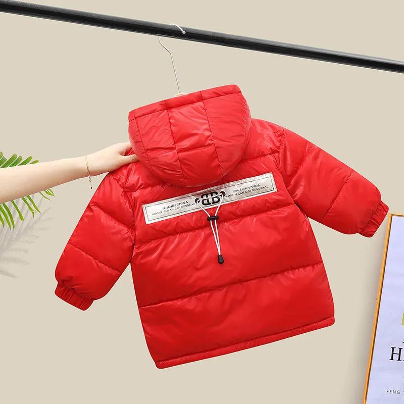 Girls Down Padded Jacket Thick Warm Hooded Jacket Winter Padded Jacket