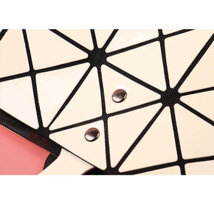 Luminous sac bao Bag Diamond Tote Geometric Quilted Shoulder Bags laser Plain Folding Handbags bolso