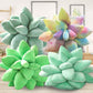 Cute Soft Plush Succulents Throw Pillow Simulation Cartoon Plant Plush Toy Kawaii Pillows Office Rest Cushion Soft Stuffed Doll Gift For Girls