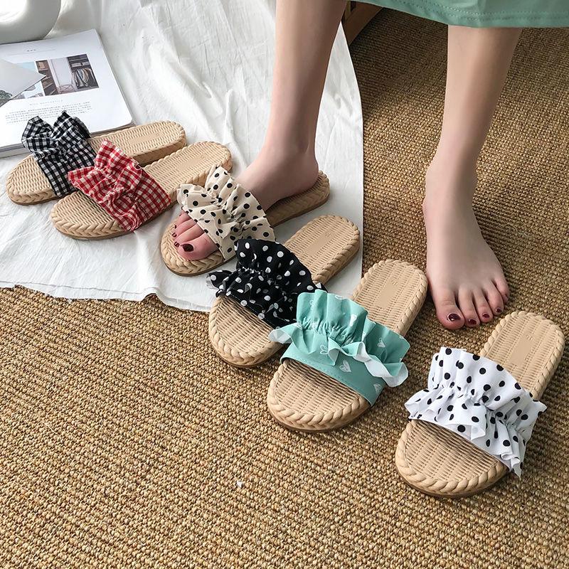 Sandals and Slippers Women Wear Fashion 2020 Summer Ins Wild Flat Bottom Summer Beach L Sandals