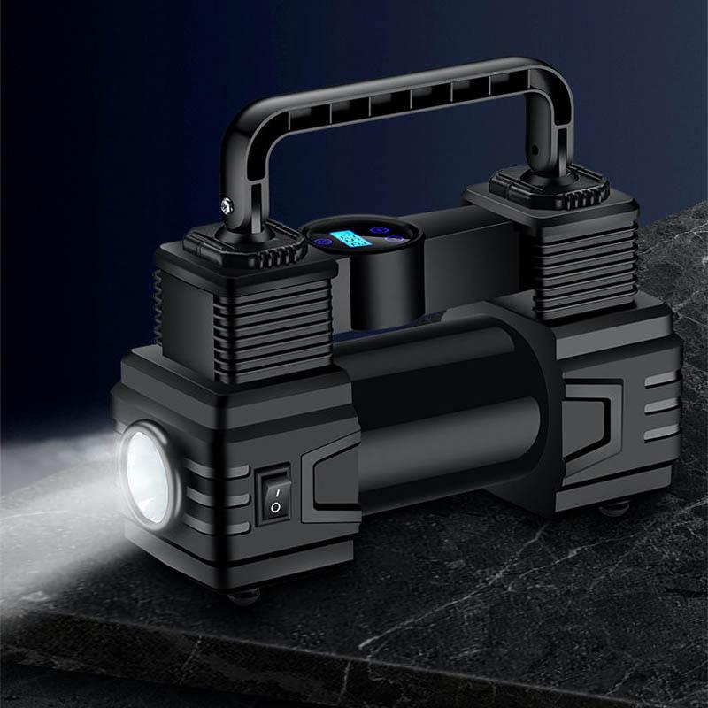 Wireless Car Air Pump 12v High-power Car Tire Air Pump Tube Car Home Dual-purpose Multi-function Inflating Tool Digital Display Screen