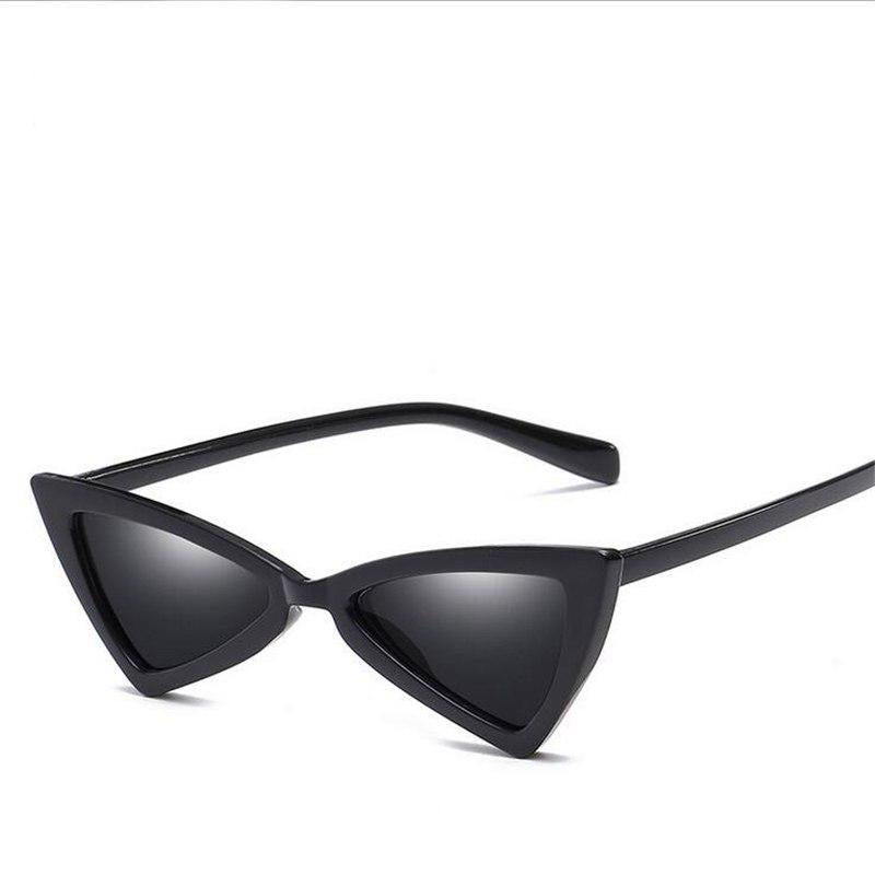 WTEMPO 2019   New Anti-UV Triangular Frame Sunglasses Women Fashion Trend PC Frame Vintage Sun Gla