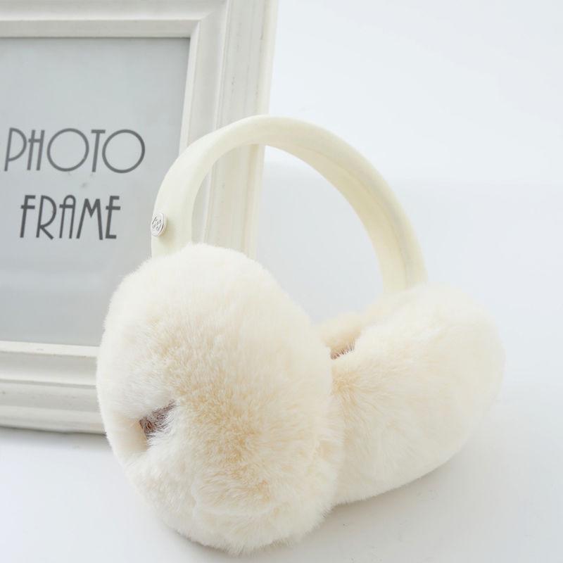 Plush Earmuff Headphones Headset Bluetooth Wireless Earphone Foldable Warm Winter Windproof with Mic