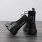 Women's Short Boot Lace Up Boots Autumn Shoes Woman Booties Ladies Luxury Chelsea Ankle Rubber