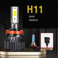 12V24V Car Led Headlight Modified Far and Near Light H1 H4 H7 H11 9005 9006 9012 Super Bright White Light Fog Lamp 370W