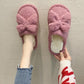 Autumn and Winter Pure Cotton Slippers Indoor Non-slip Soft-soled Shoes Warm Simple Plush Cotton Shoes
